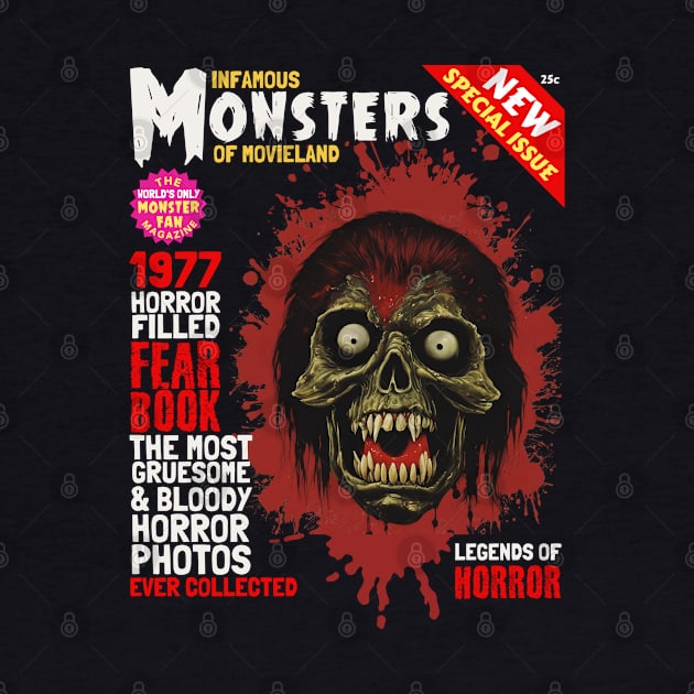 Vintage Movie Monster Pulp Magazine by Teessential